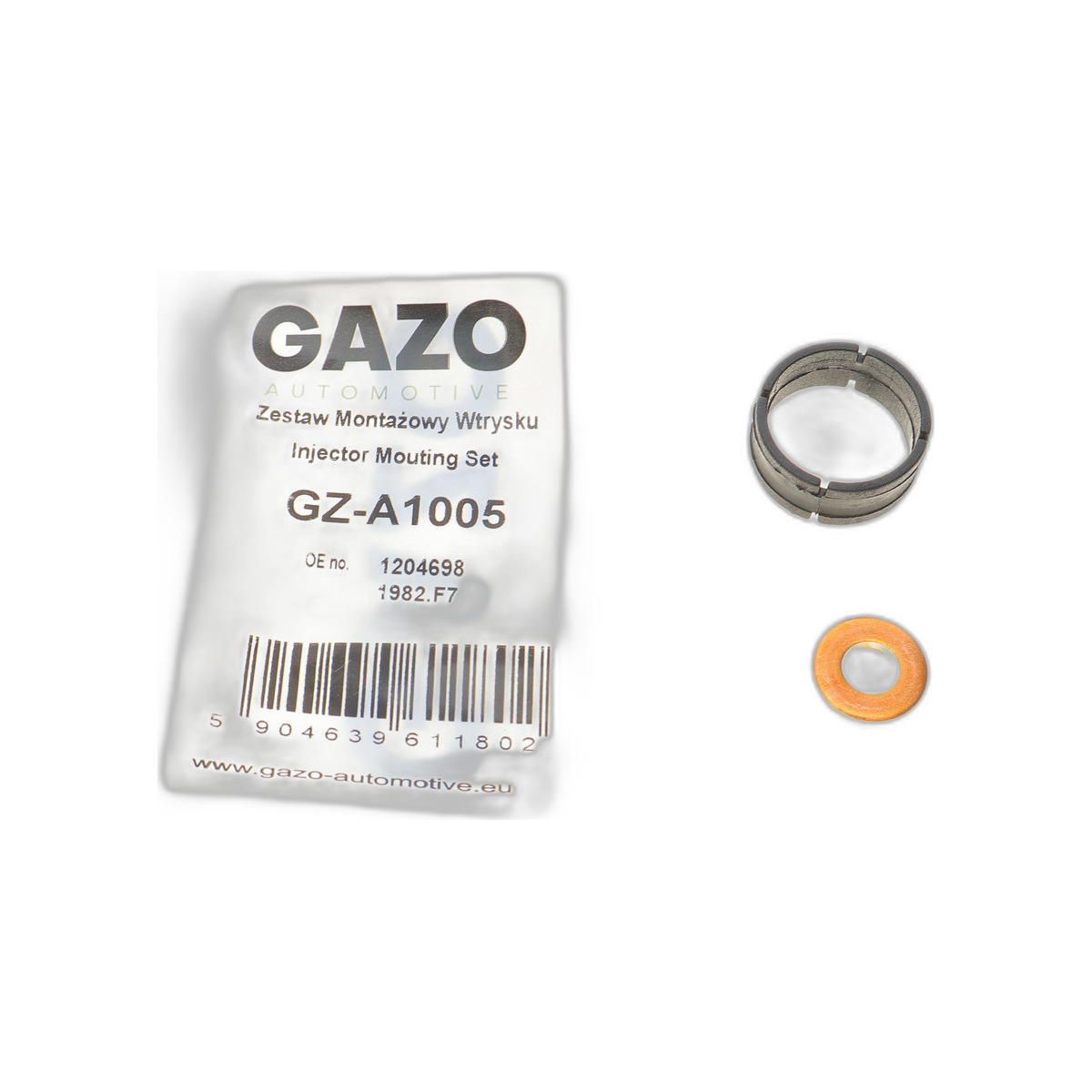 Ремкомплект форсунки Citroen C1/C2/C3/Peugeot 107 1.4 HDi 03- GAZO