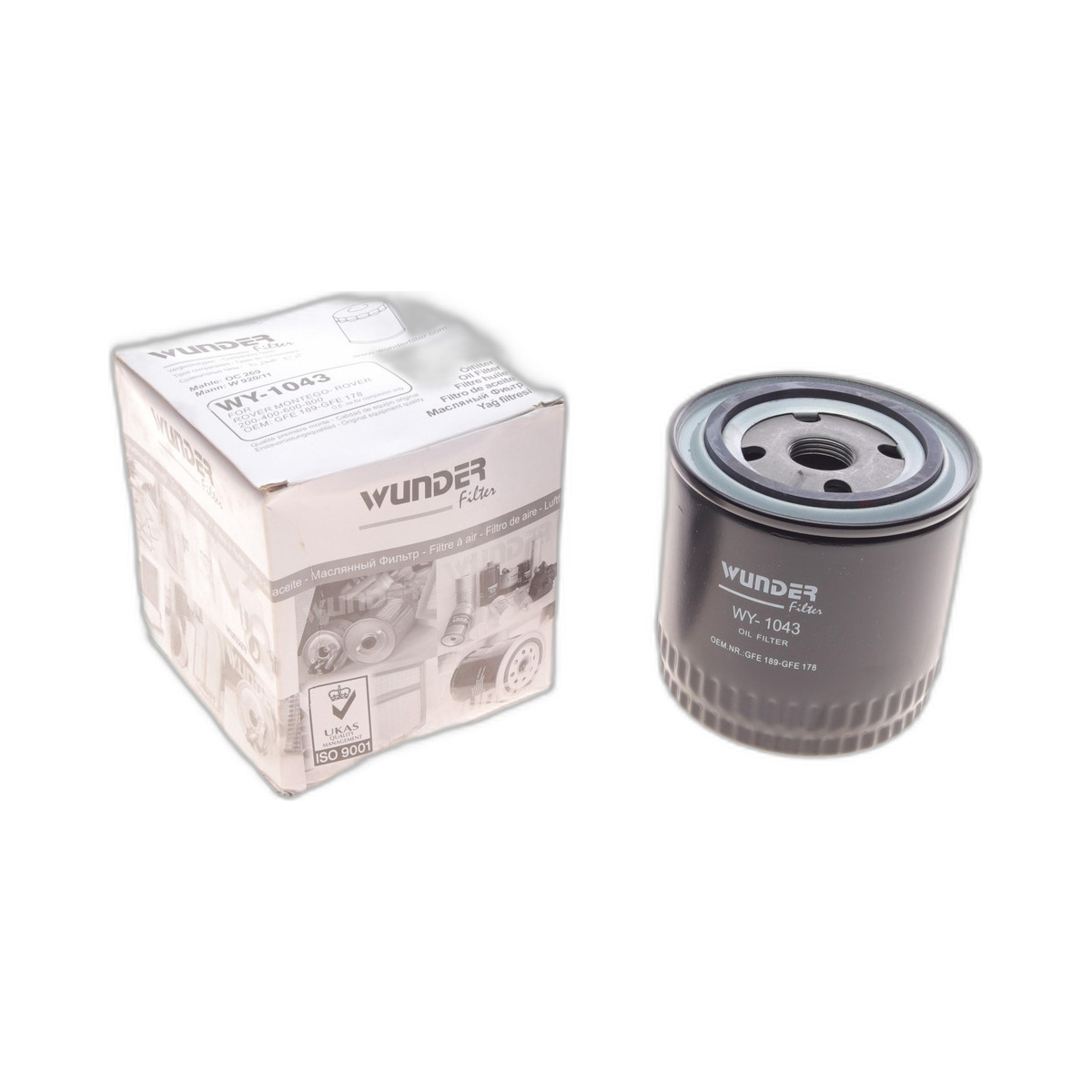 Фільтр масляний Honda Civic/Accord 2.0 TDi 96-02 Wunder Filter