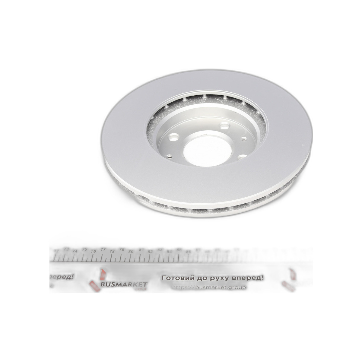 Диск гальмівний (передній) Kia Rio III/Hyundai Accent 11- (256x22) KAVO PARTS