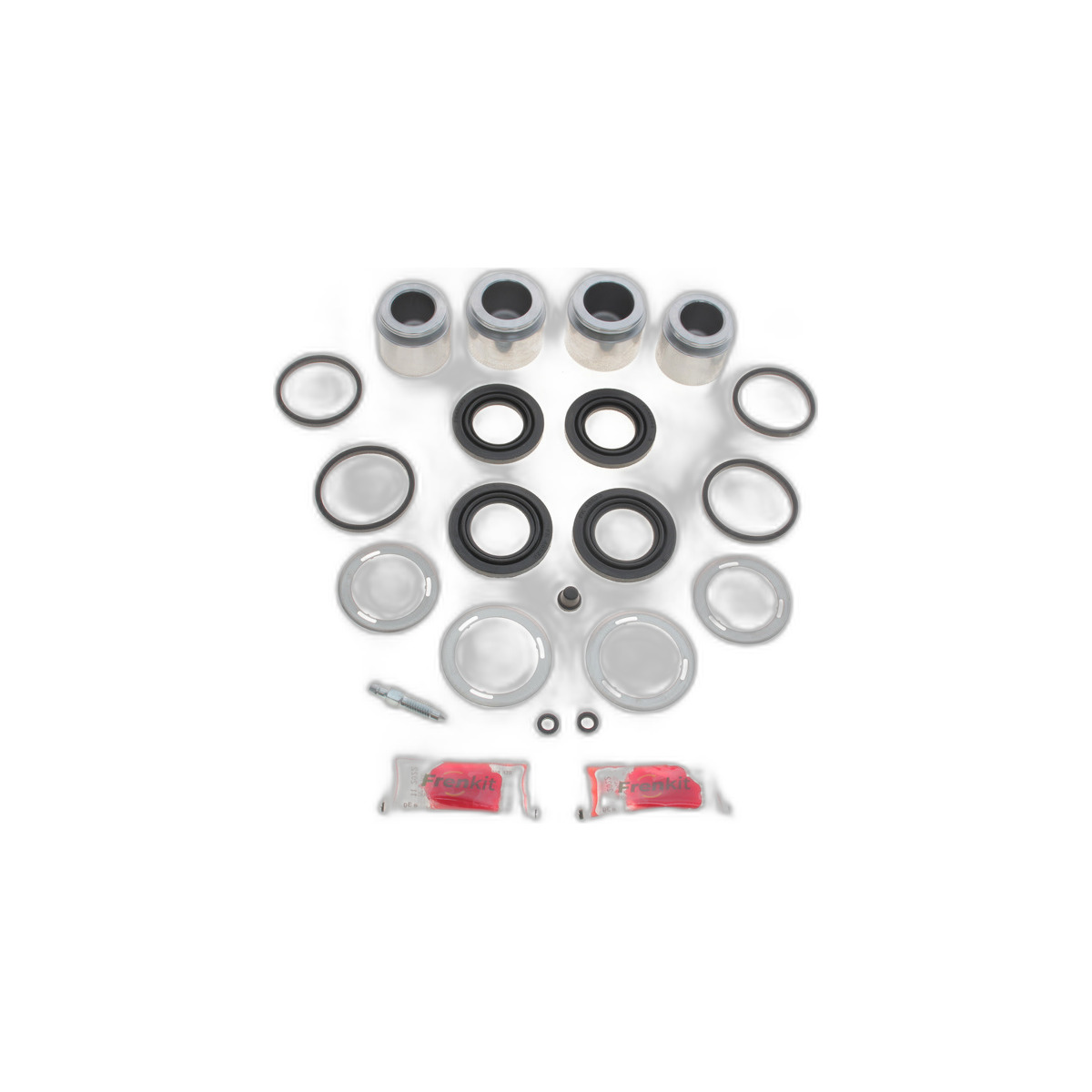 Ремкомплект суппорта (переднего) MB E-class (W124) 93-98 (d=40/44mm) (Lucas) (+4 поршня)