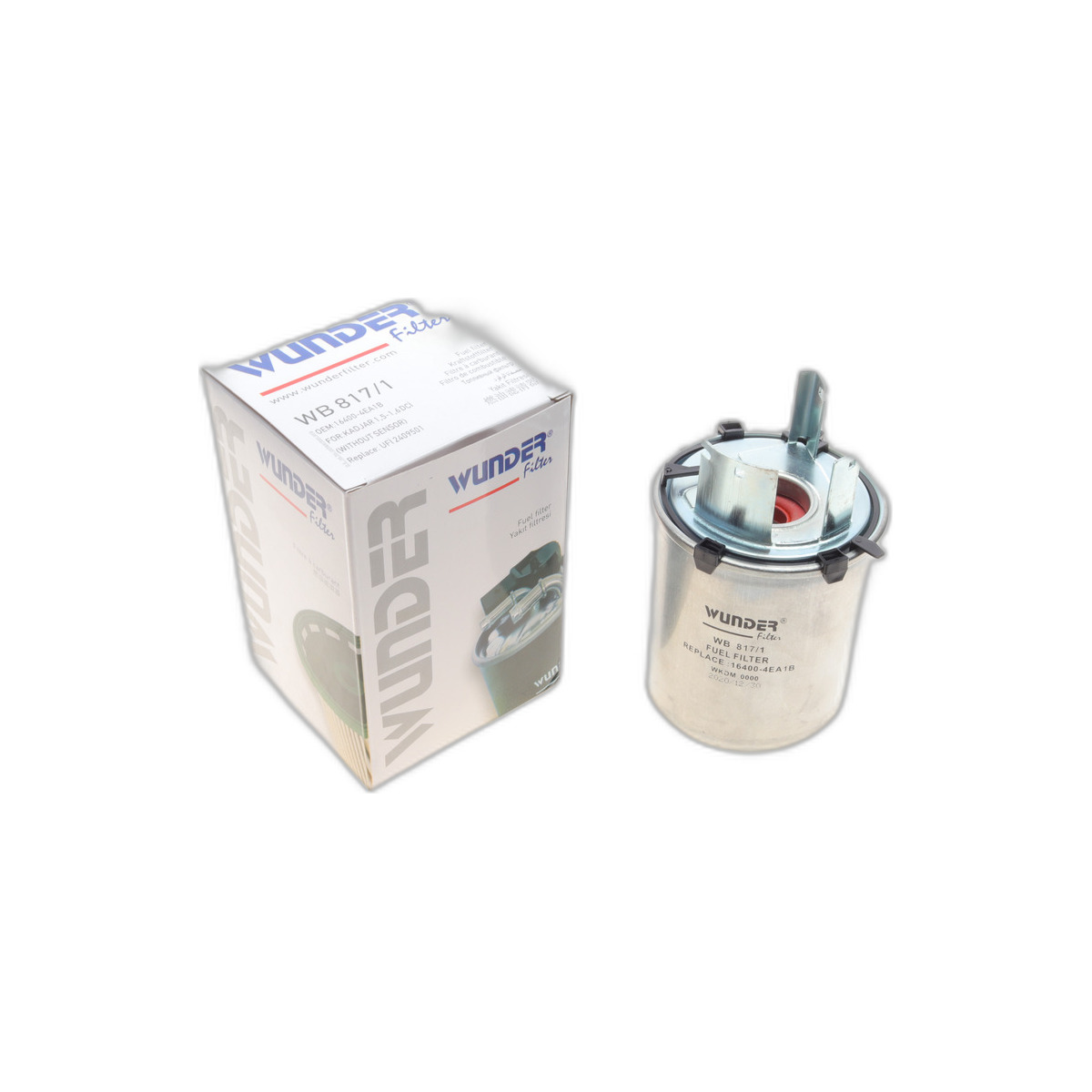 Фільтр паливний Nissan Qashqai II 1.5/1.6dCi 13-/Renault Kadjar 1.5/1.6dCi 15- Wunder Filter