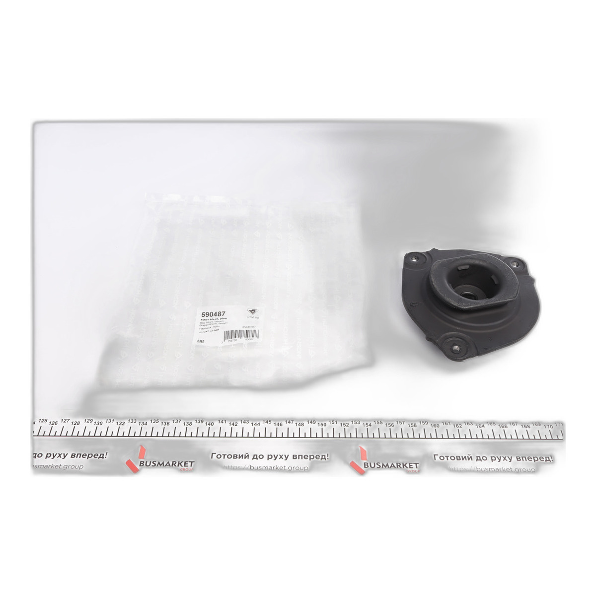 Подушка амортизатора (переднього) Nissan Juke/Leaf 10- (L) Hutchinson