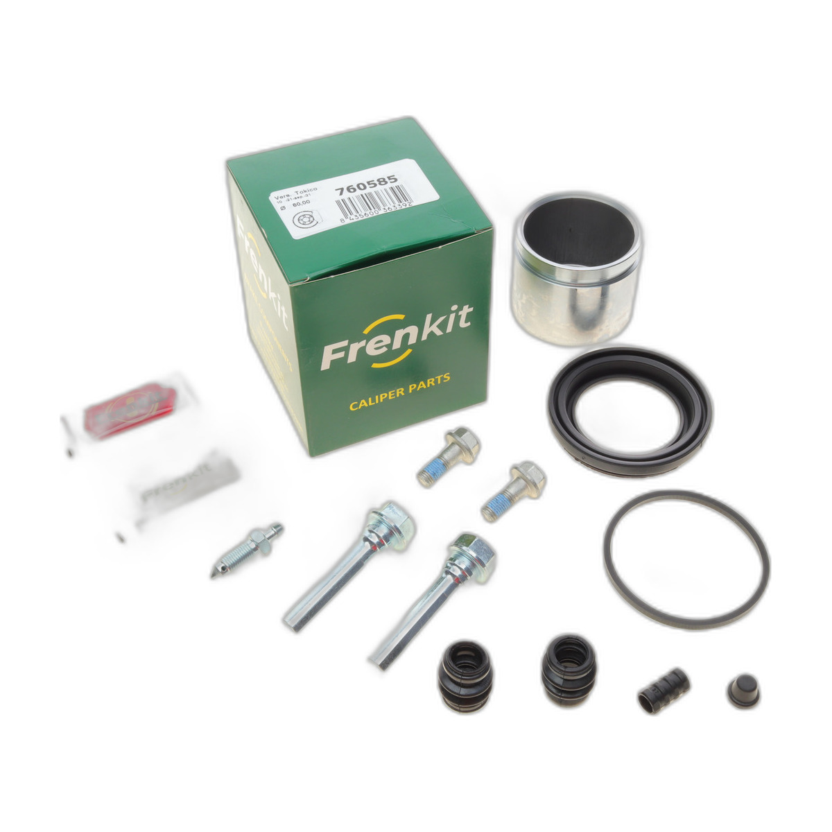 Ремкомплект супорта (переднього) Mitsubishi L200/Nissan NV 200 05- (d=60mm)(+ поршен/направ)(Tokic) Frenkit