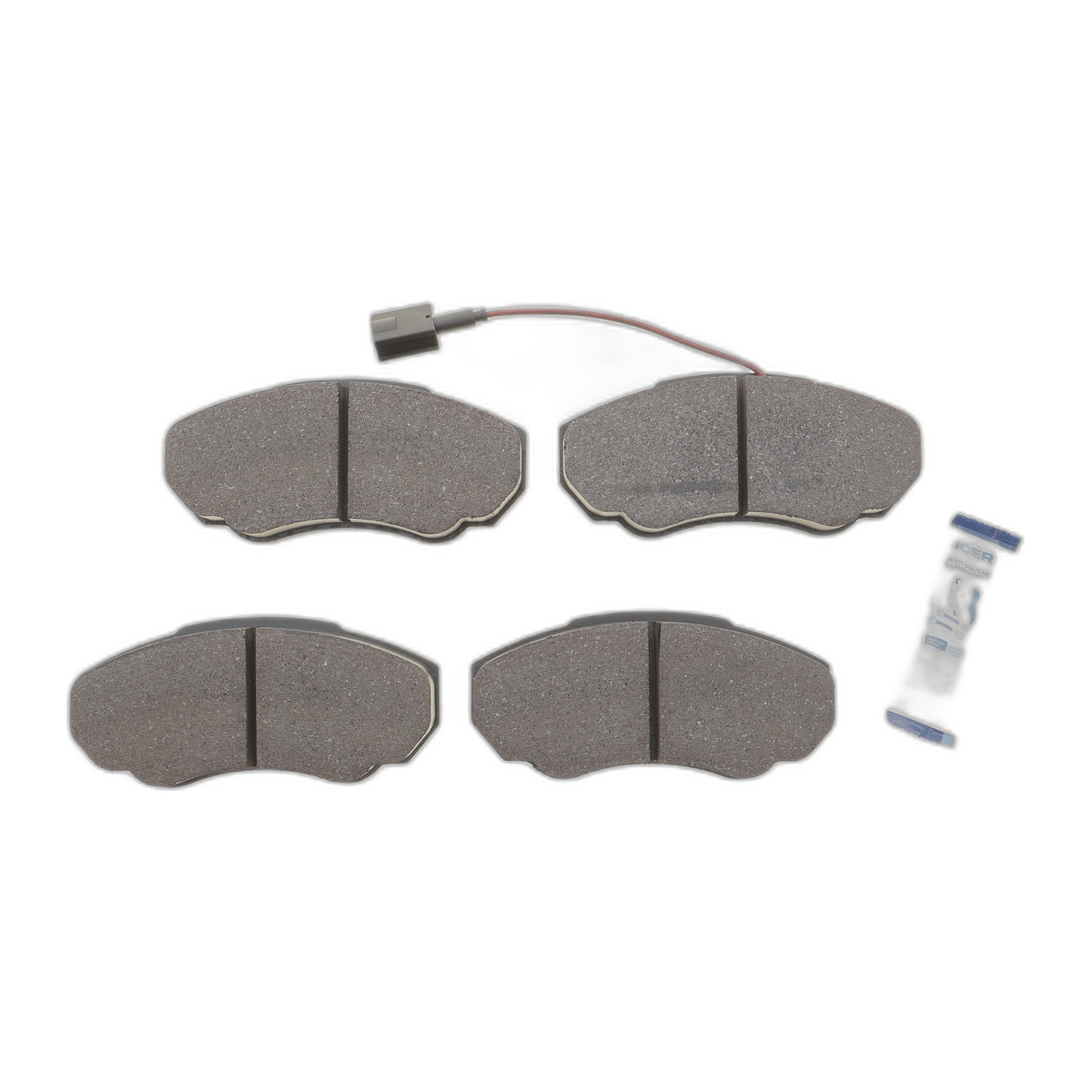 Колодки тормозные (передние) Citroen Jumper 02-/Fiat Ducato/Peugeot Boxer 98- R15 (+датчик)