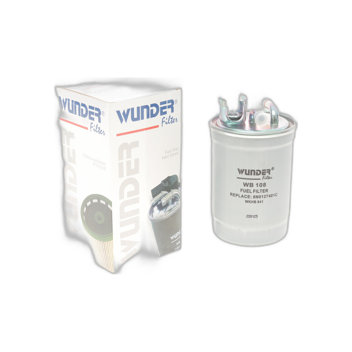 Фільтр паливний VW Caddy 1.9SDI/TDI -03 Wunder Filter