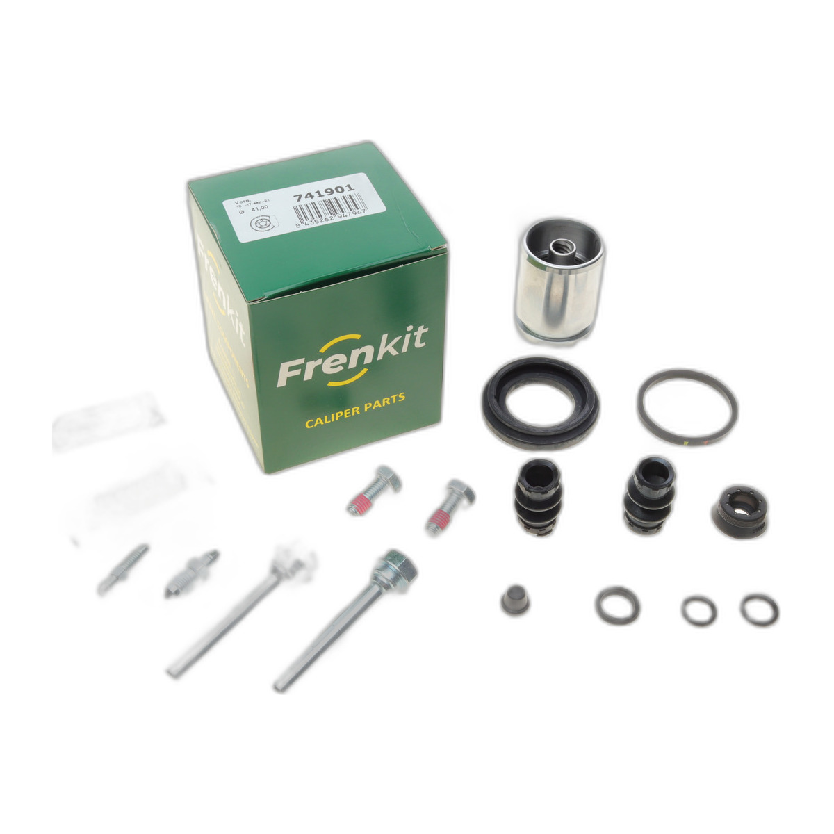 Ремкомплект супорта (заднього) VW T5/Caddy III 03-/Trafic 01- (d=41mm)(+поршень/направляюча)(Lucas) Frenkit