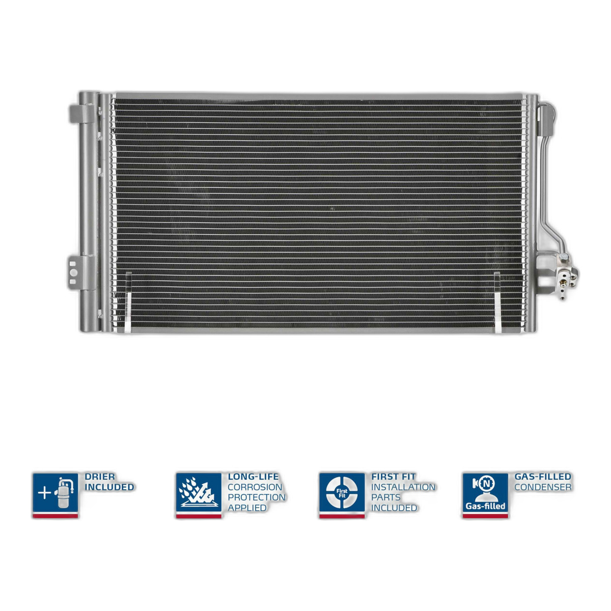 Конденсер кондиціонера MERCEDES-BENZ VIANO / V-CLASS W639 (03-) ALL MODELS/ M/A /AC+(12/ NISSENS (940178) Nissens