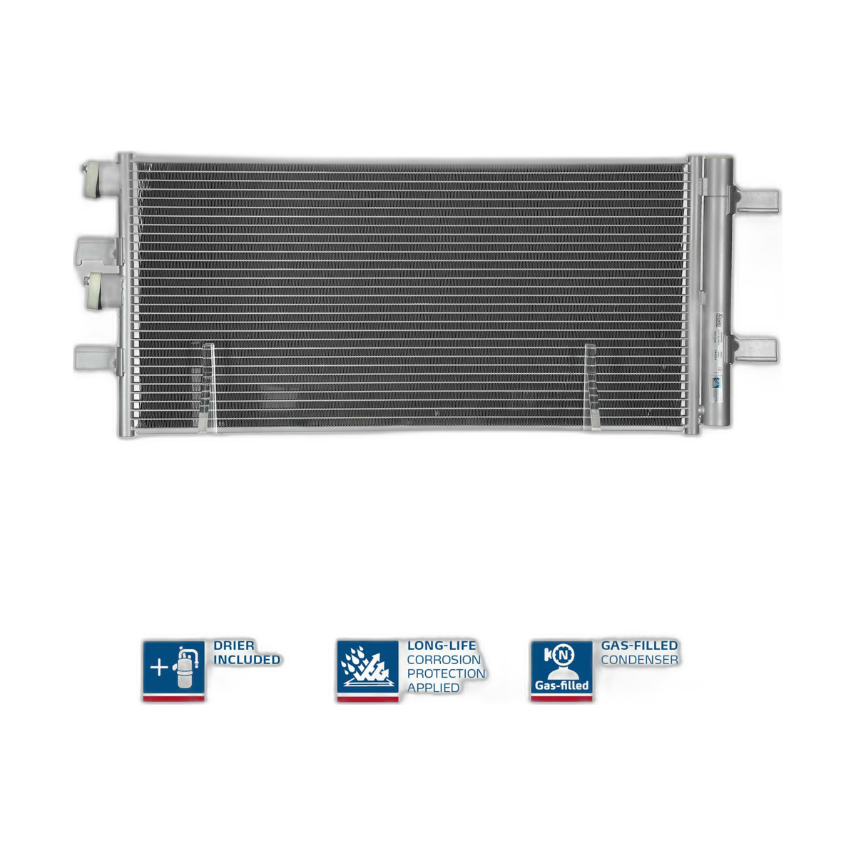 Конденсер кондиціонера MINI CLUBMAN (F54) (15-) COOPER 1.5|MINI CLUBMAN (F54) (15-) COOP NISSENS (940509) Nissens