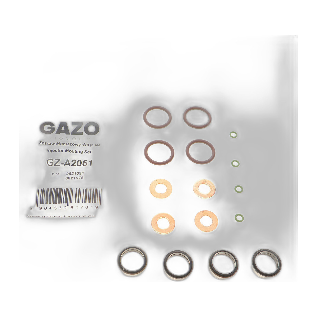 Ремкомплект форсунки Opel Astra G 2.0-2.2 DI 98-05 (к-к-т на 4шт)