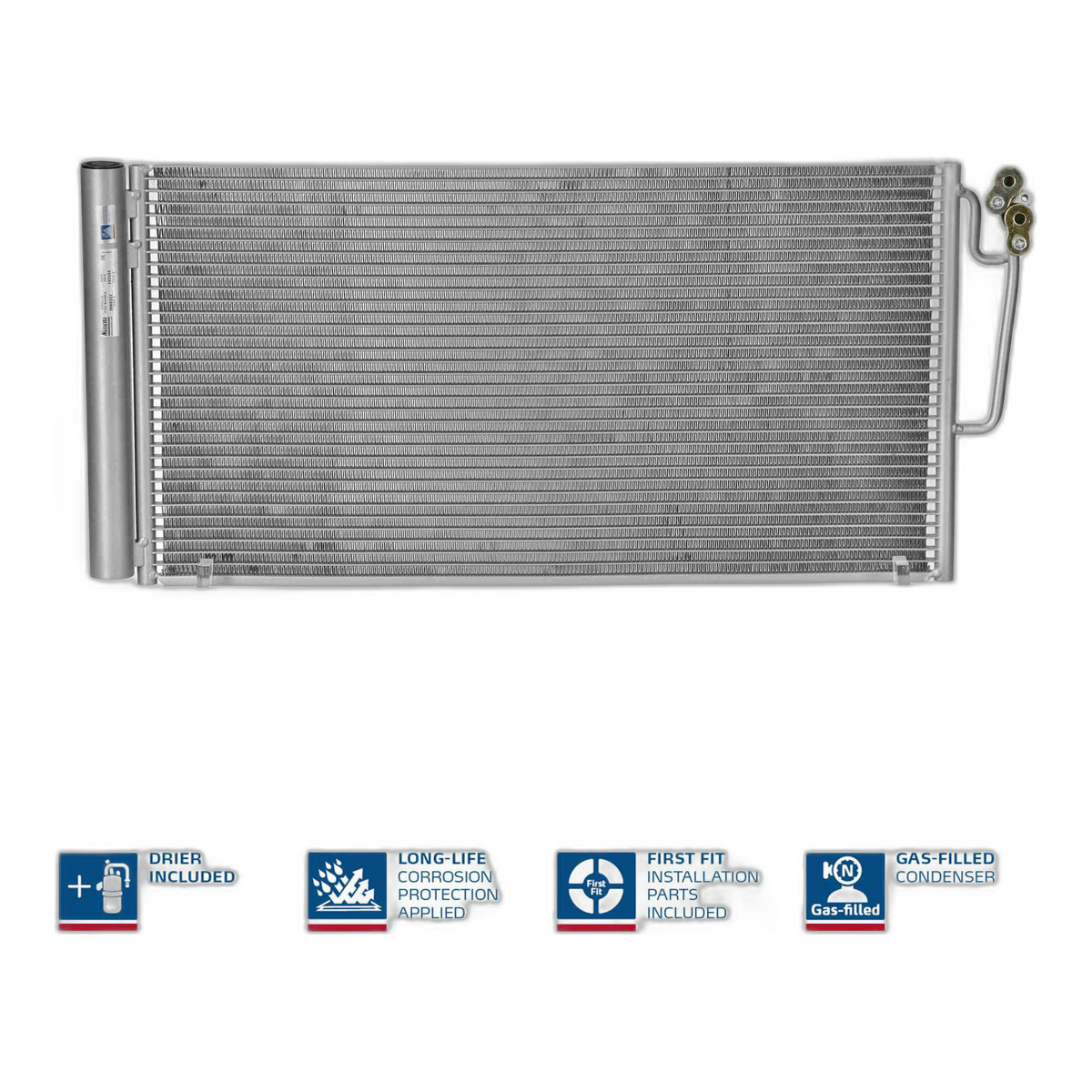 Конденсер кондиціонера MINI 07- ALL MODELS/M/A/AC+(10/06-) OE 6453.6.941.084 NISSENS (940118) Nissens