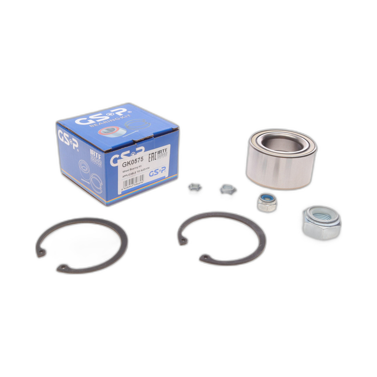 Підшипник маточини (передньої) VW Passat/Audi 80/90 74-88 (39x68x37) (к-кт) GSP
