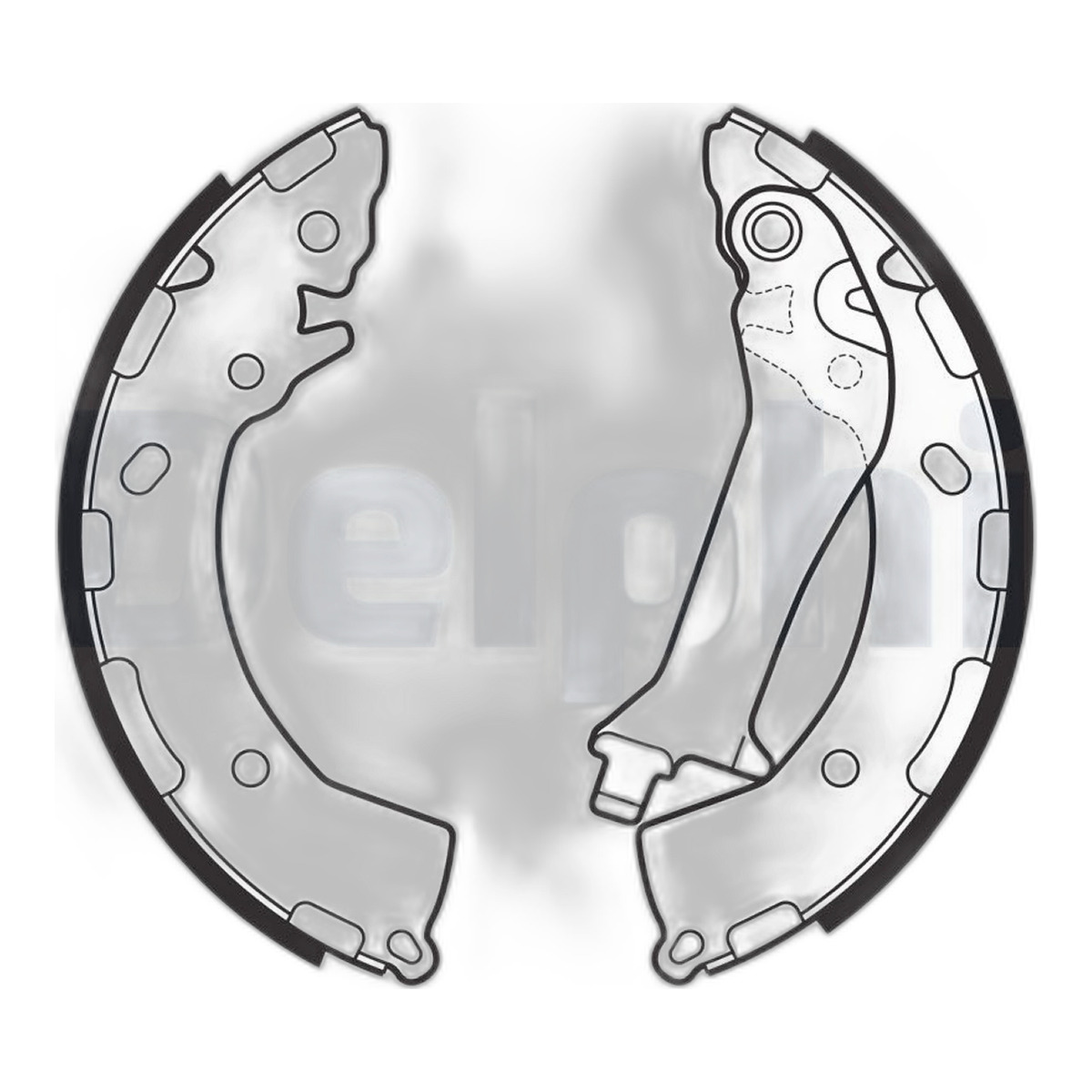 Гальмівна колодка HYUNDAI ACCENT V, GETZ, SOLARIS, KIA RIO IV, STONIC 1.0-1.6D 09.02-