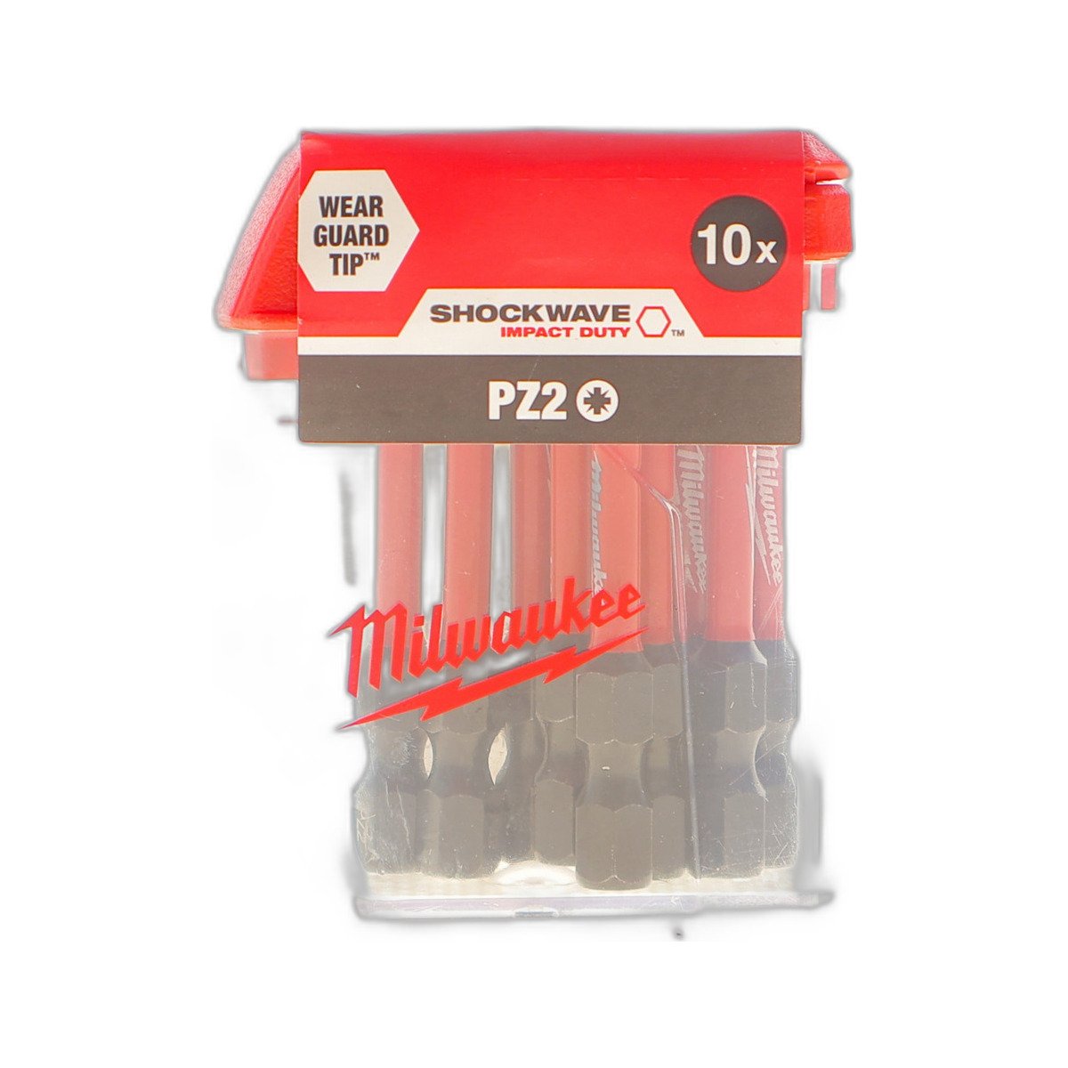 Біта SHOCKWAVE 1/4" PZ2 x 50mm 10 од. Milwaukee
