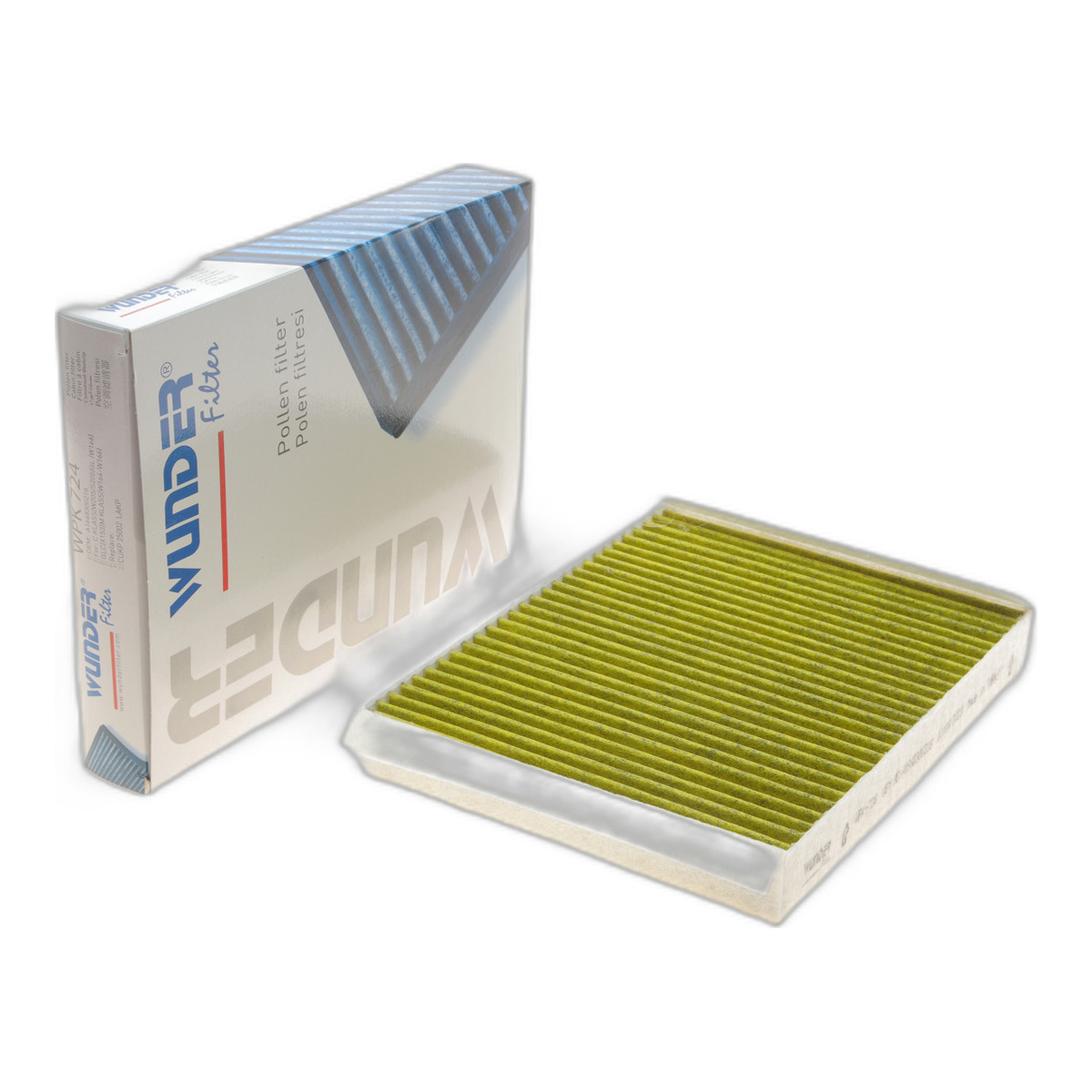 Фільтр салону MB C-class (W205)/E-class (W213) (вугільний) Wunder Filter