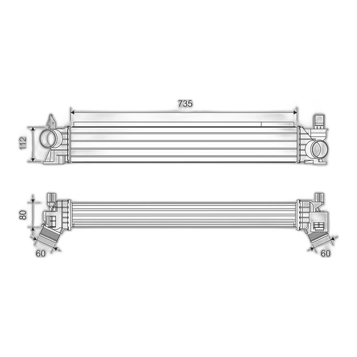 Інтеркулер CITROEN JUMPER III, FIAT DUCATO, OPEL MOVANO C, PEUGEOT BOXER 2.0D-3.0D 04.06-