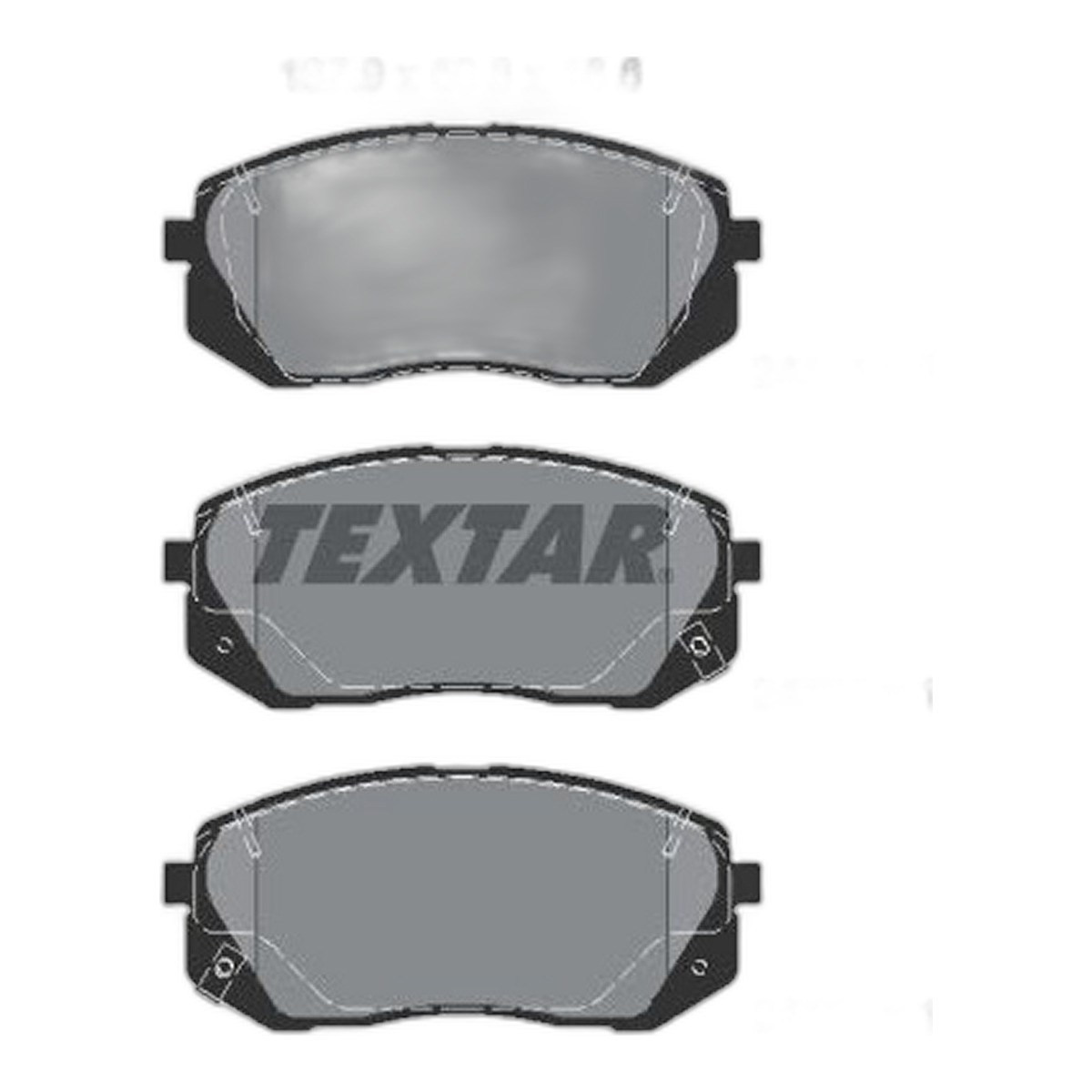 Комплект гальмівних колодок передн , HYUNDAI I40 I, I40 I CW, KONA, TUCSON, KIA CARENS III, SELTOS, SOUL II, SPORTAGE II, SPORTAGE IV 1.6-2.7 09.04-