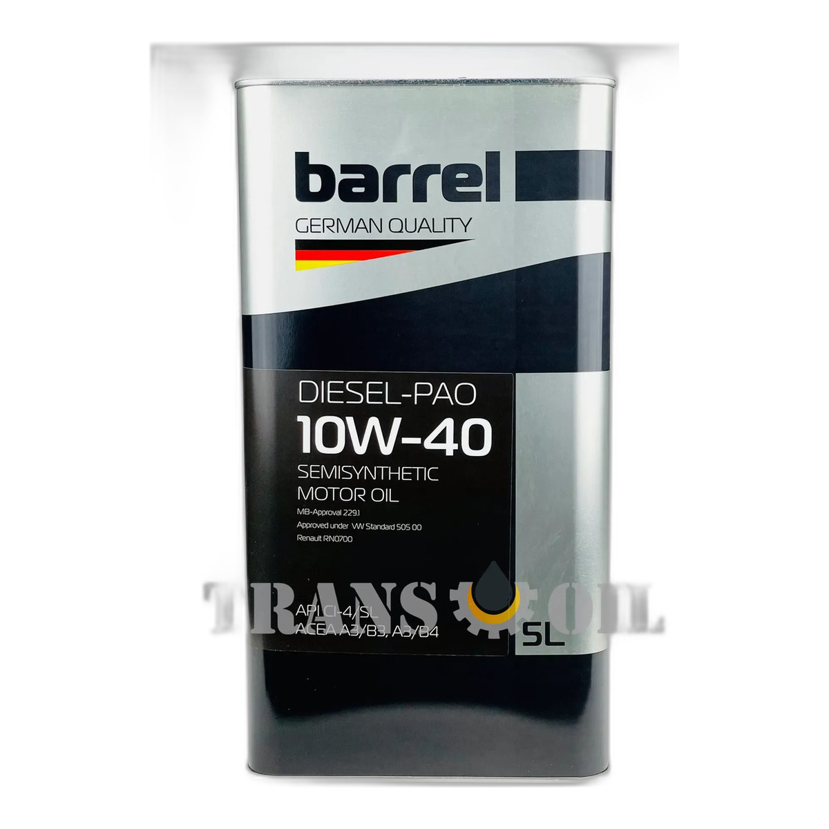 Олива моторна Barrel Diesel-Pao 10W-40 5л.