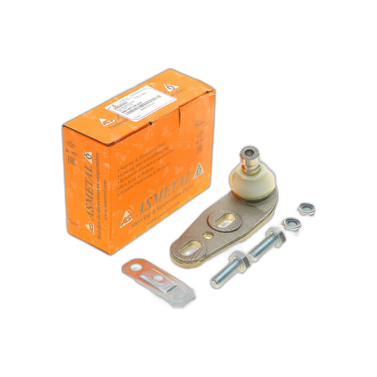 Опора кульова (передня/знизу/R) VW Passat 80-88/Audi 80 78-86 ASMETAL