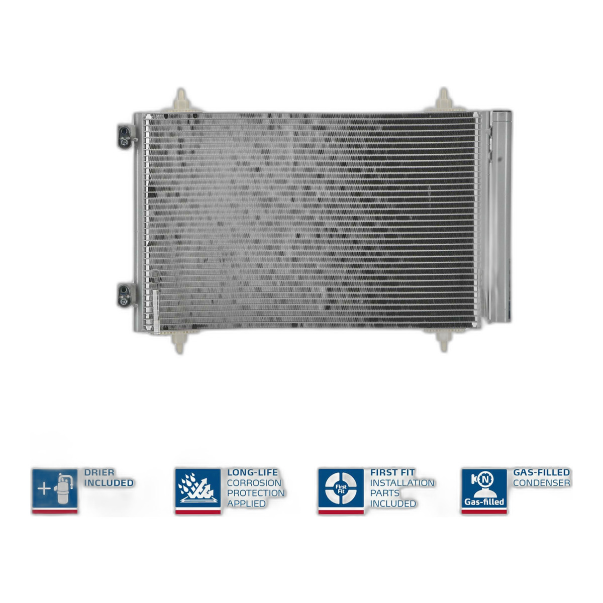 Конденсер кондиціонера CITROEN JUMPY 1.6D-2.0D 07- NISSENS (940111) Nissens