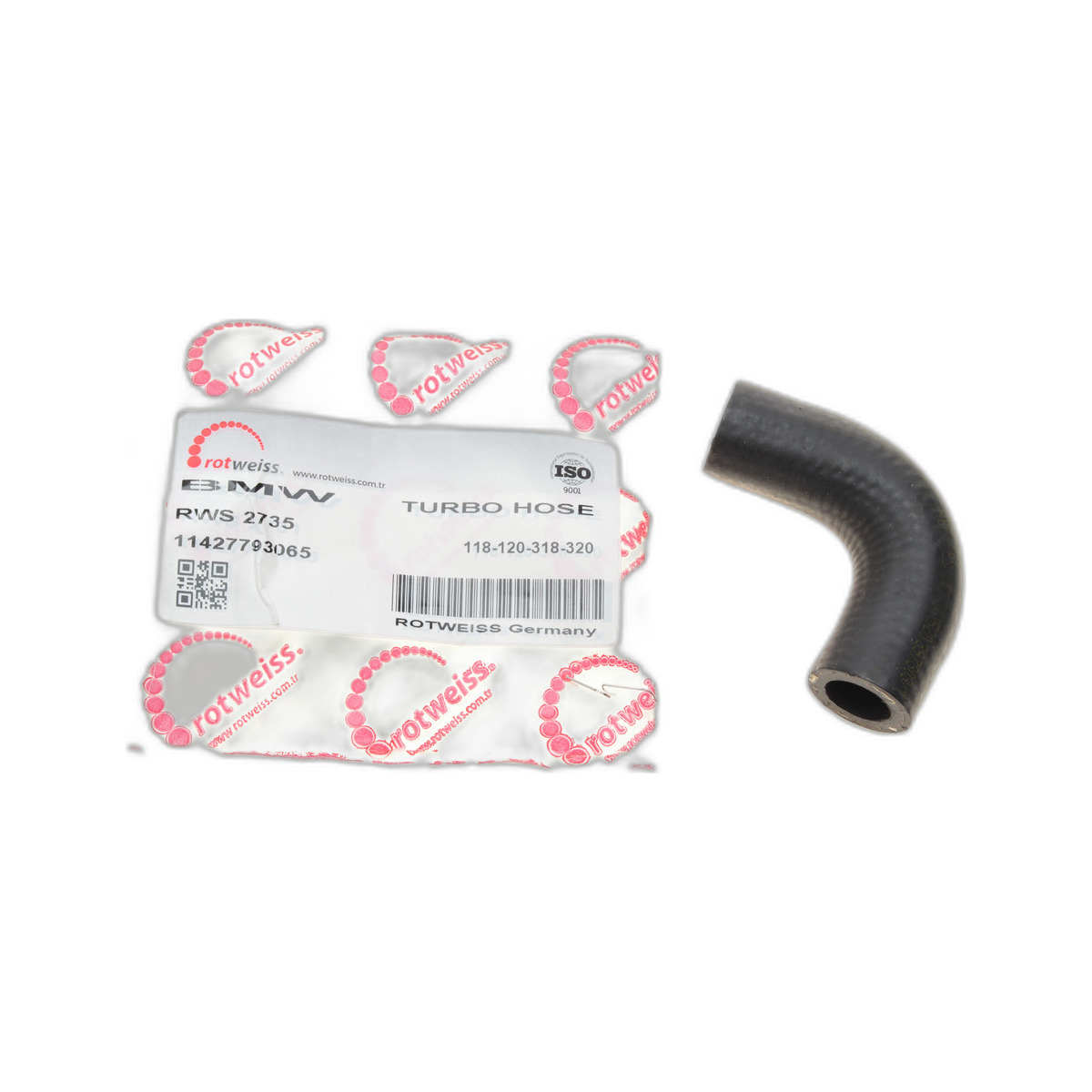 Патрубок інтеркулера BMW 1 (E87)/3 (E90) 04-11 M47/N47 Rotweiss