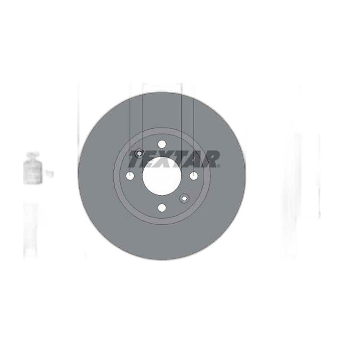 Диск тормозной (передний) Citroen Berlingo 08- (283x26) PRO