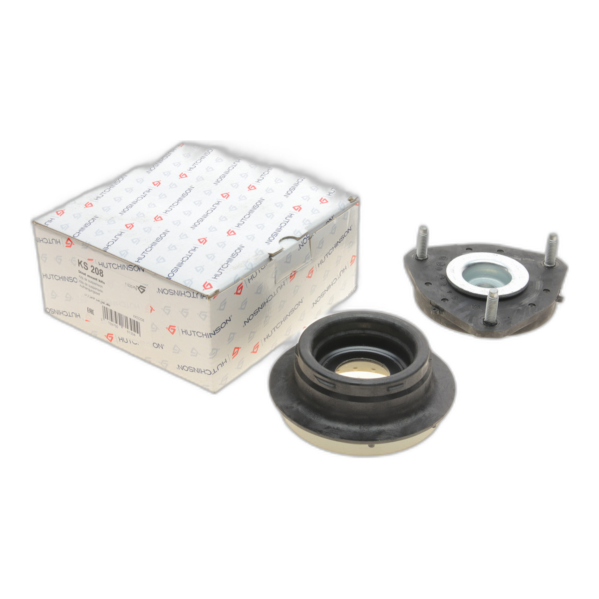 Подушка амортизатора (переднього) + підшипник Ford Transit V347 06- Hutchinson
