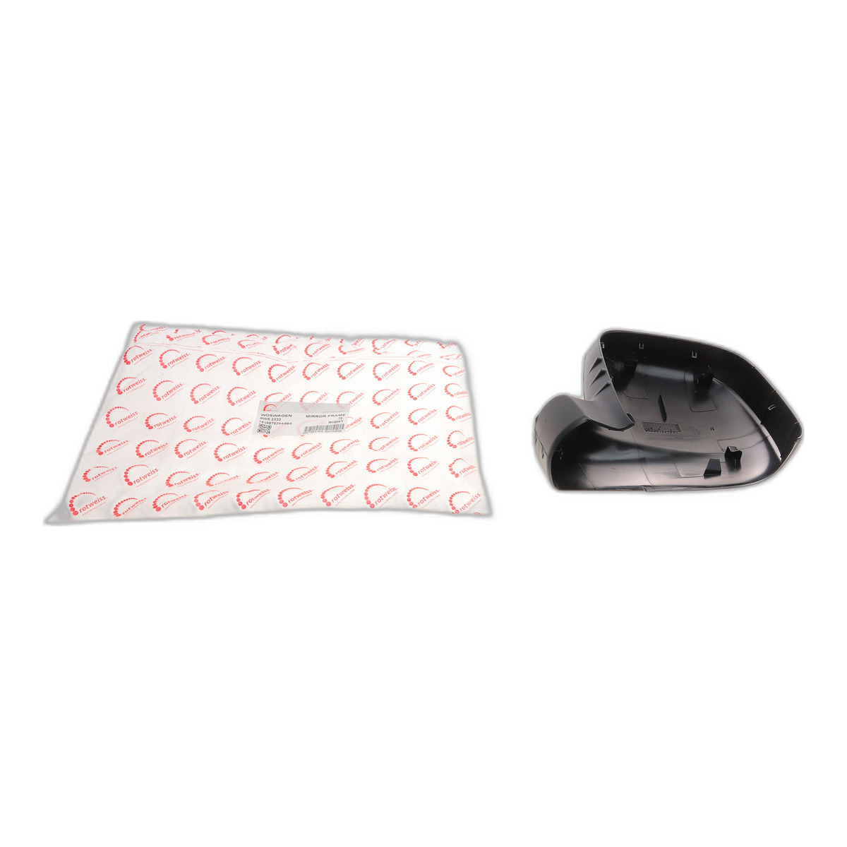 Кришка дзеркала (R) VW T5/Caddy 03- Rotweiss