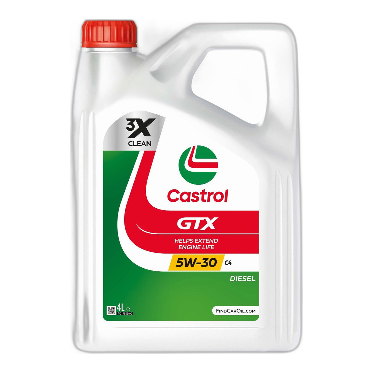 Моторна олива CASTROL GTX ULTRACLEAN / 5W30 / 4л. /( ACEA С4 ) 15FF57
