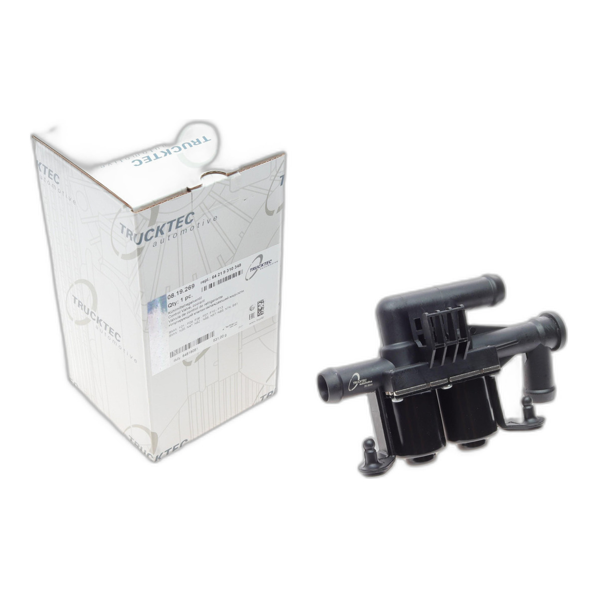Кран пічки BMW 5 (F10)/7 (F01-F04) 09-16 N52/N55/N57/N63/N74/S73 TRUCKTEC Automotive