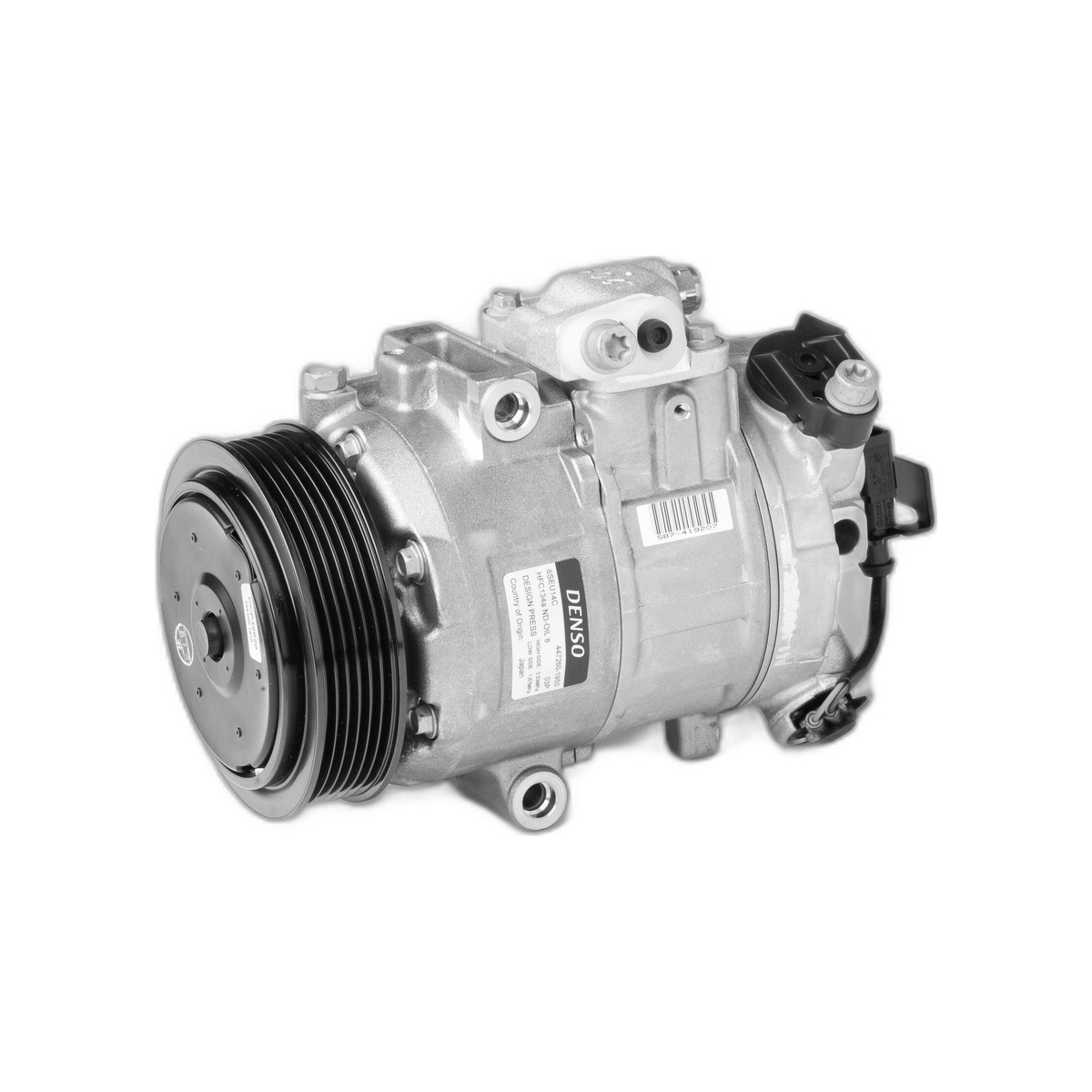 Компресор кондиціонера SEAT IBIZA 1.4 R4 1390 10-02 > 6SEU17C R134A DENSO (DCP32020) Denso