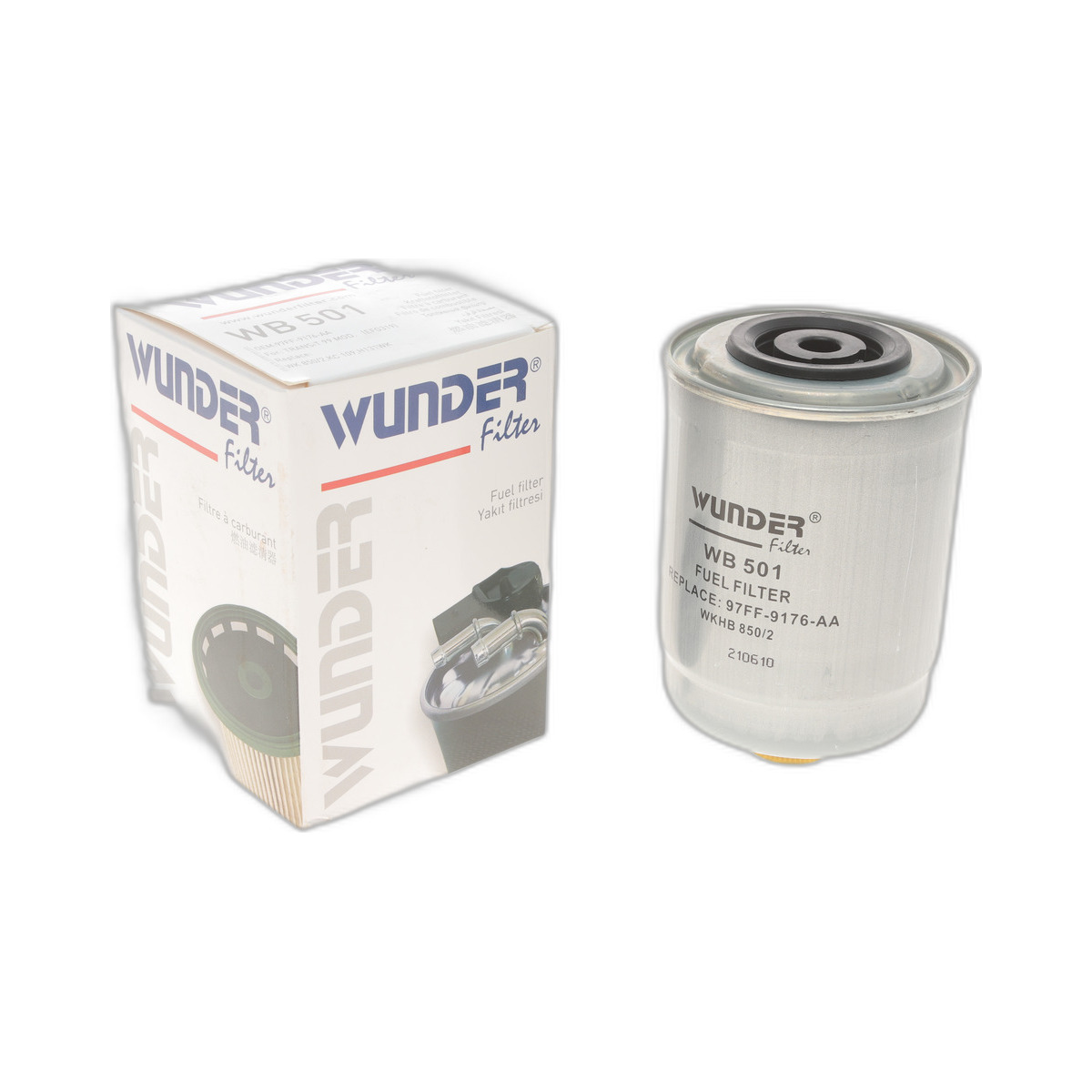 Фільтр паливний Ford Transit 2.5TD 97- Wunder Filter