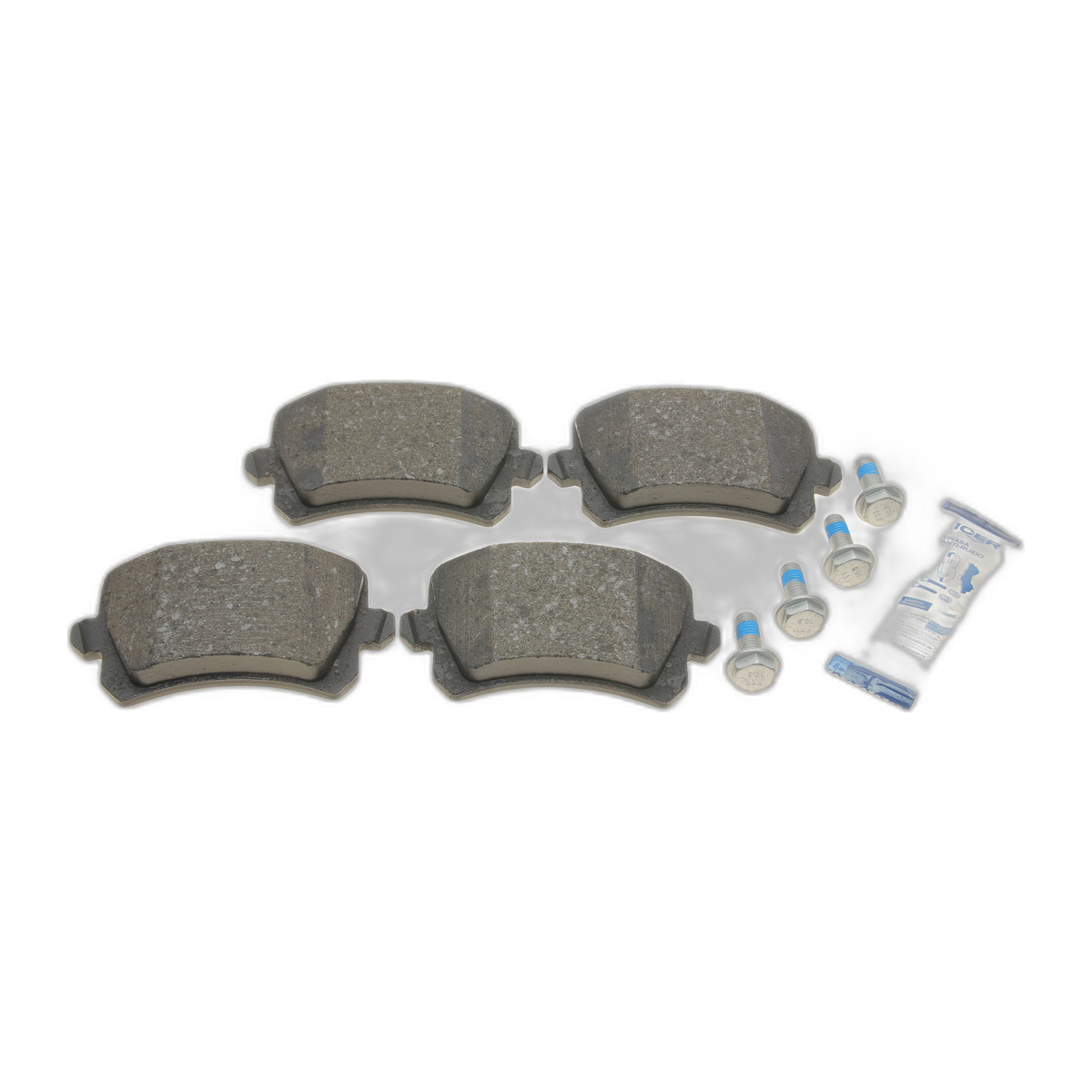 Колодки гальмівні (задні) Audi A6 05-18/Q3/Skoda Octavia 12-/VW Passat B6-B8/Tiguan 05-/Sharan 10- Icer