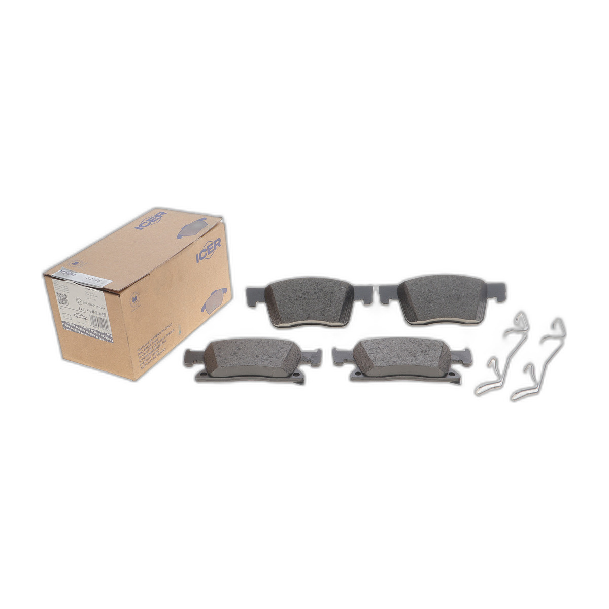 Колодки гальмівні (передні) Opel Astra K/Chevrolet Cruze 15- Icer