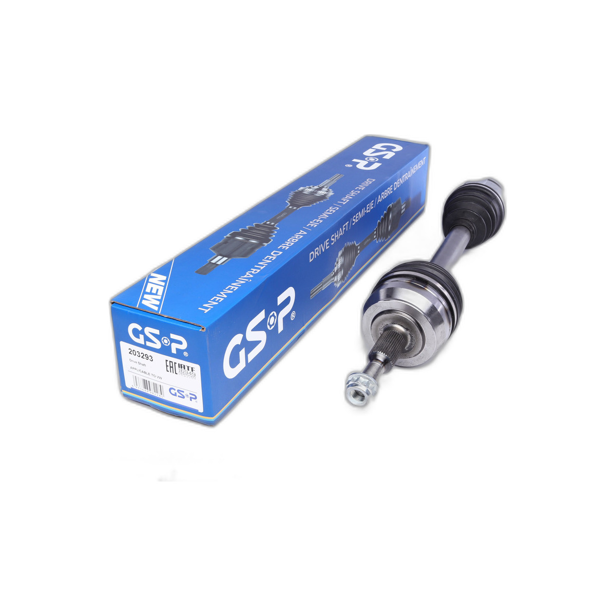 Піввісь VW T5 2.0 TDI 09-15 (L) (37x38x645) GSP