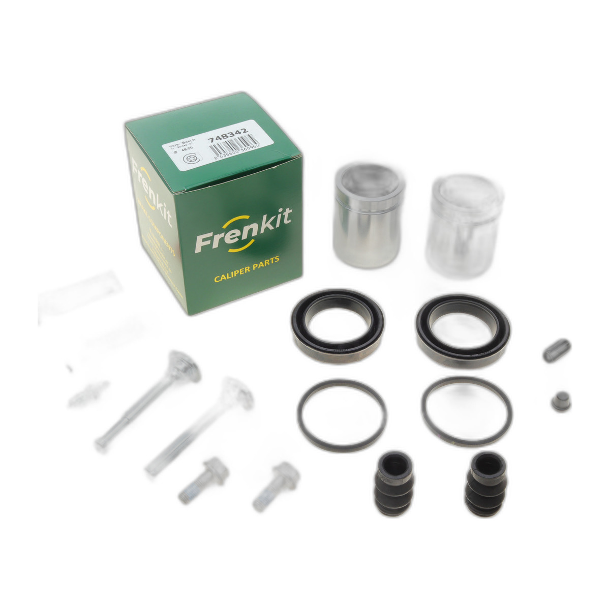 Ремкомплект супорта (переднього) MB Vito (W639) 03- (d=48mm)(Bosch)(+2 поршня/направляюча) SuperKit Frenkit