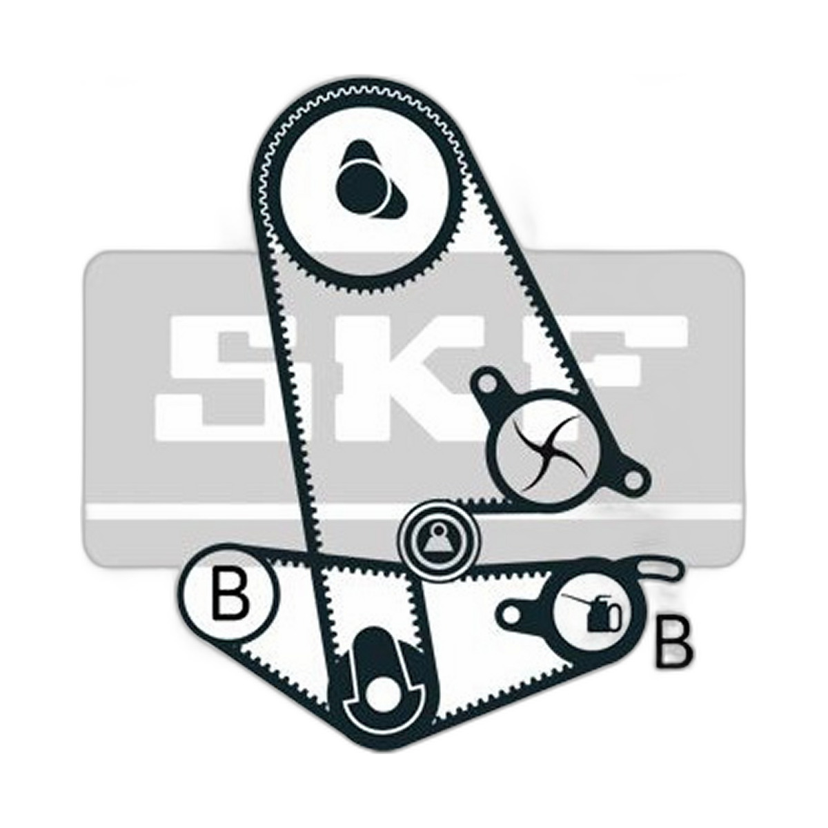 Комплект ГРМ (ремінь + ролик) HONDA ACCORD IV, ACCORD V, ACCORD VI, PRELUDE IV, PRELUDE V, SHUTTLE, ROVER 600 I 1.8-2.3 01.90-12.02