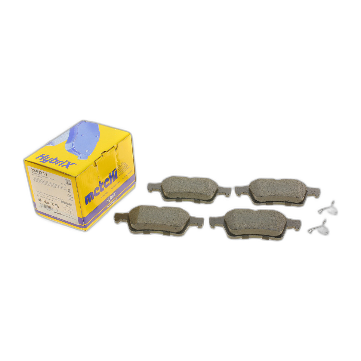 Колодки гальмівні (задні) Citroen C5/Ford C-Max 07-/Focus/Connect 04-13/Renault Laguna 07-15/Volvo Metelli фото 2