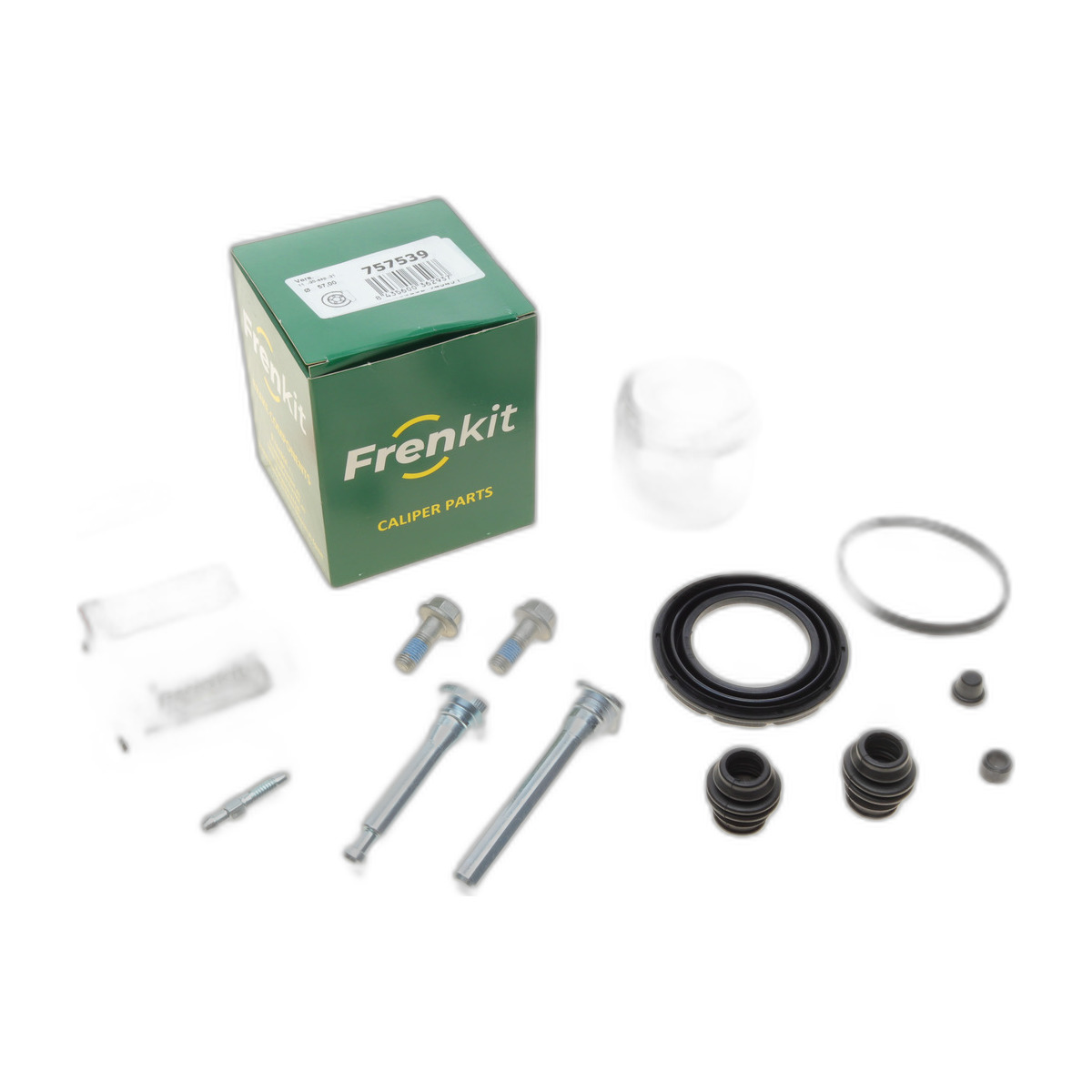 Ремкомплект суппорта (переднего) Nissan Qashqai 13- (d=57mm)(Akeb)(+ поршен/направляющая) SuperKit
