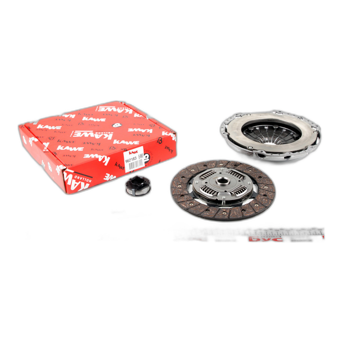 Комплект зчеплення VW Caddy 2.0SDI 03- (d=220mm) (+вижимний) KaWe