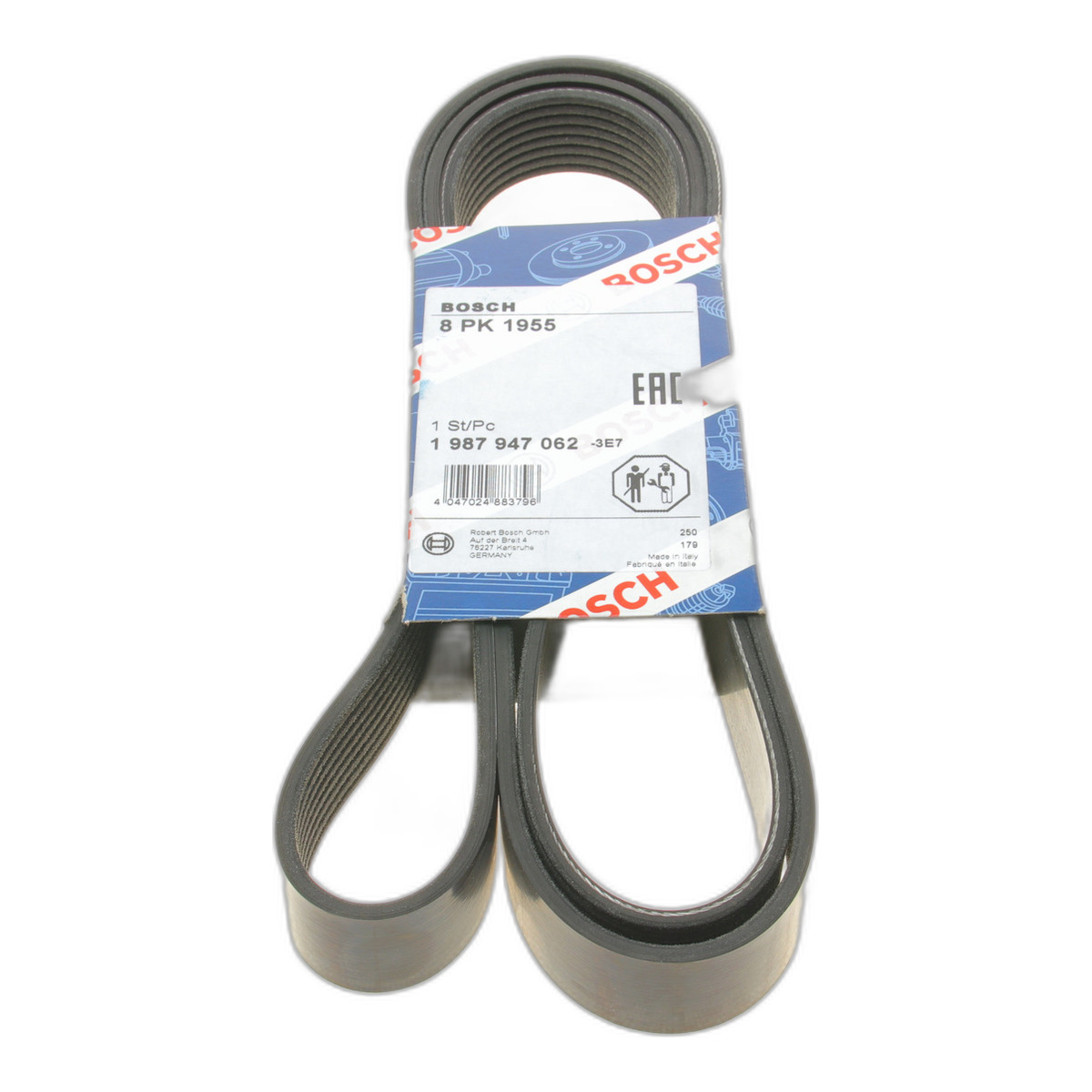 Ремінь генератора MB Atego/Axor/Vario 98- (8PK1955) (OM900/904/906/924-926) Bosch
