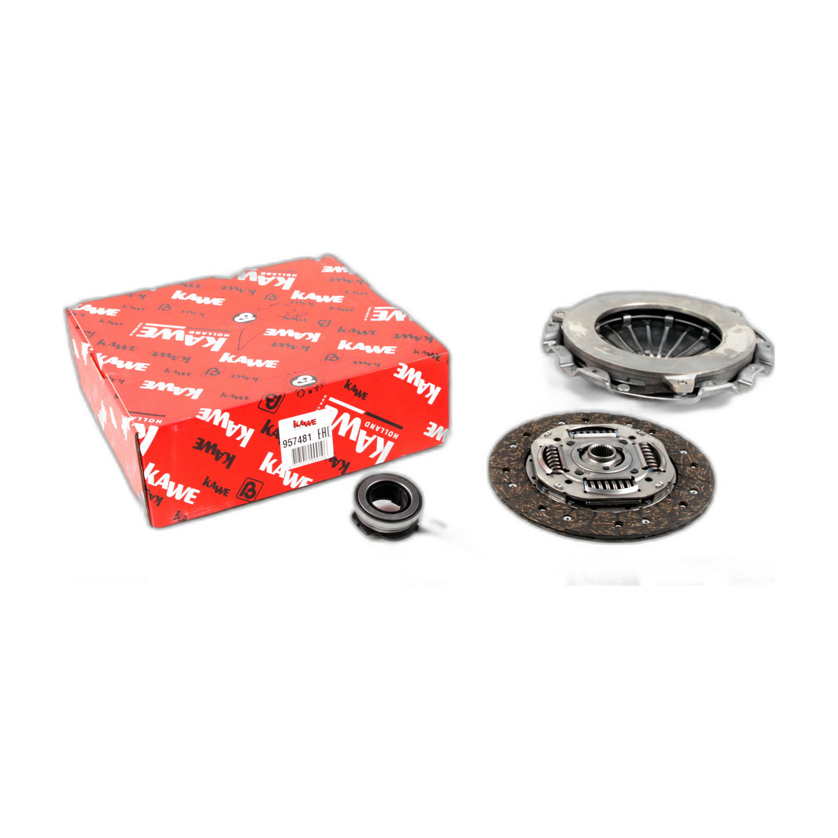 Комплект зчеплення VW T4 1.9D/TD 91- (d=215mm) (+вижимний) (заміна 962125) KaWe