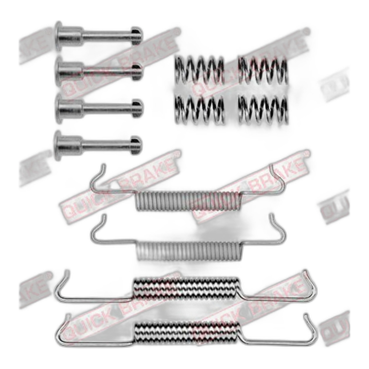Комплект пружинок колодок ручника Fiat Ulysse/Peugeot 406 95- (185x30)