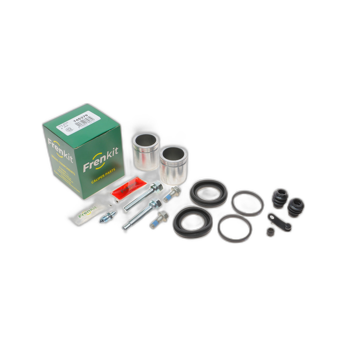 Ремкомплект суппорта (переднего) Kia Sorento 06- (d=45mm) (+2 поршня/направляющая) (Mando) SuperKit