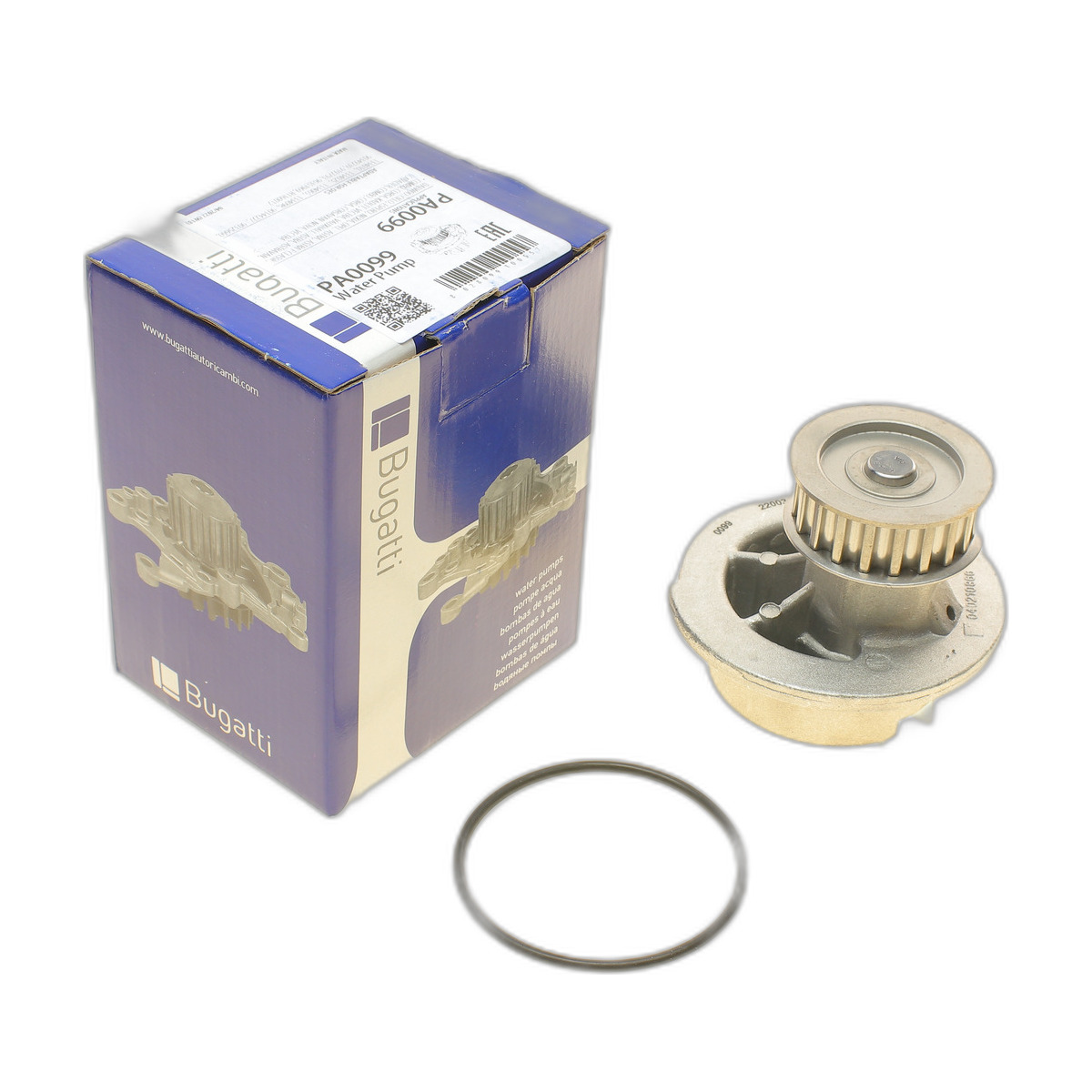 Помпа води Opel Astra F/G/Combo/Corsa A/B/Kadett D/E/Vectra 1.4/1.6/i/Si 79-04 (B/B) (8 лоп) Bugatti