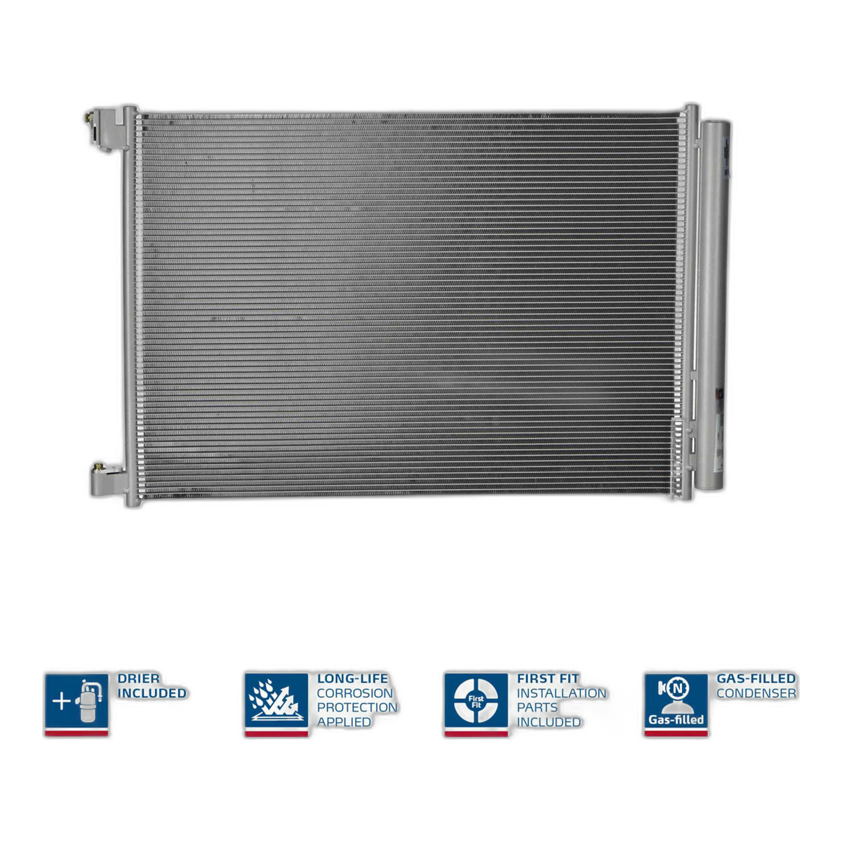 Конденсер кондиціонера MERCEDES C-CLASS W 205 (14-) AMG C 43|MERCEDES C-CLASS W 205 (14- NISSENS (940519) Nissens