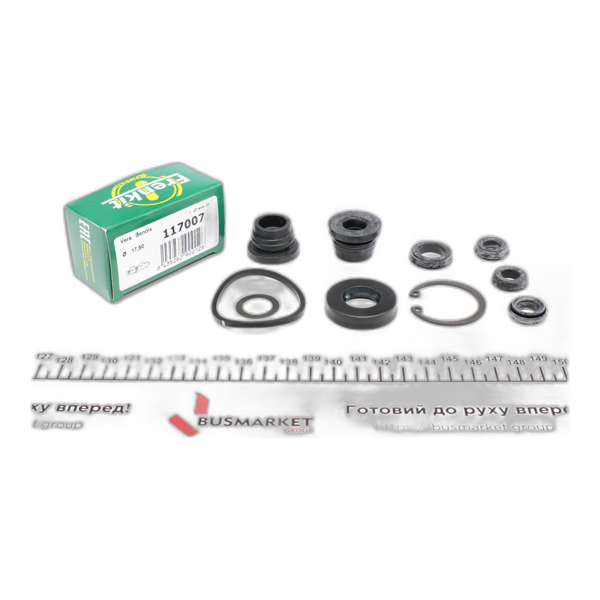 Ремкомплект циліндра гальмівного (головного) MB W201/W202 (d=17,5/22,2mm) Bendix Frenkit