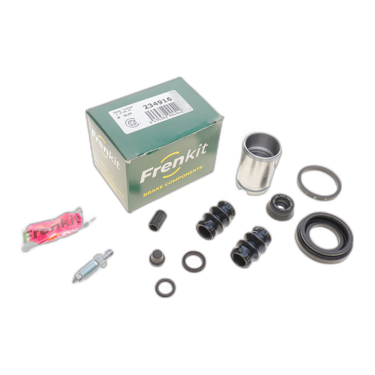 Ремкомплект супорта (заднього) Renault Megane 01- (d=34mm) (Lucas/TRW) (+поршень) Frenkit
