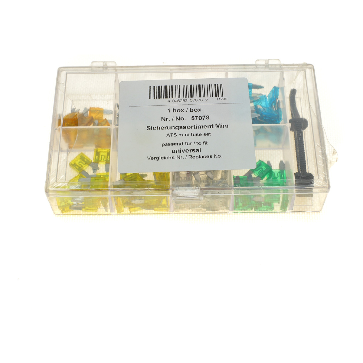 Комплект запобіжників (Міні) (5A/7.5A/10A/15A/20A/25A/30A) Box AIC