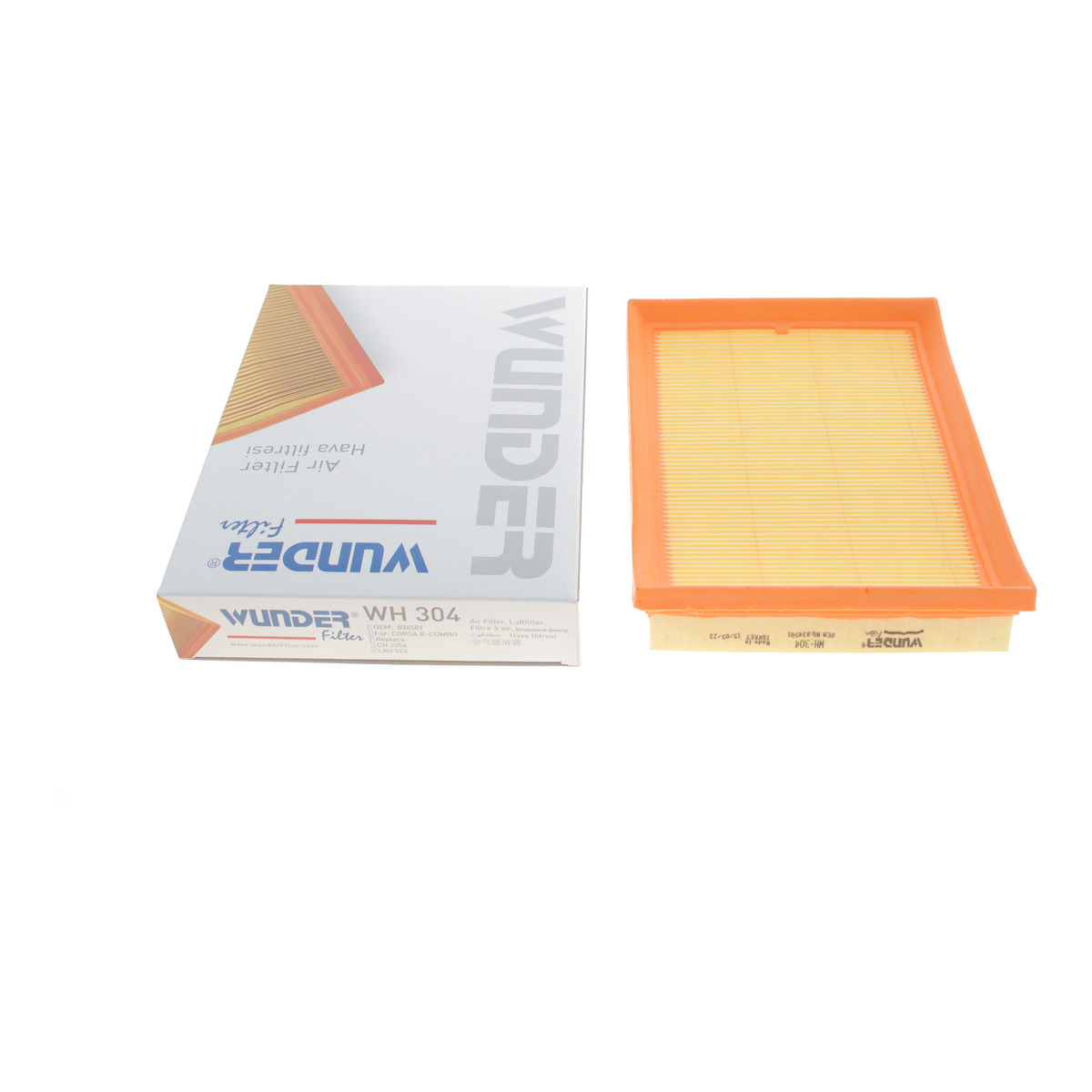Фільтр повітряний Opel Combo 1.2/1.4i 94-01 Wunder Filter