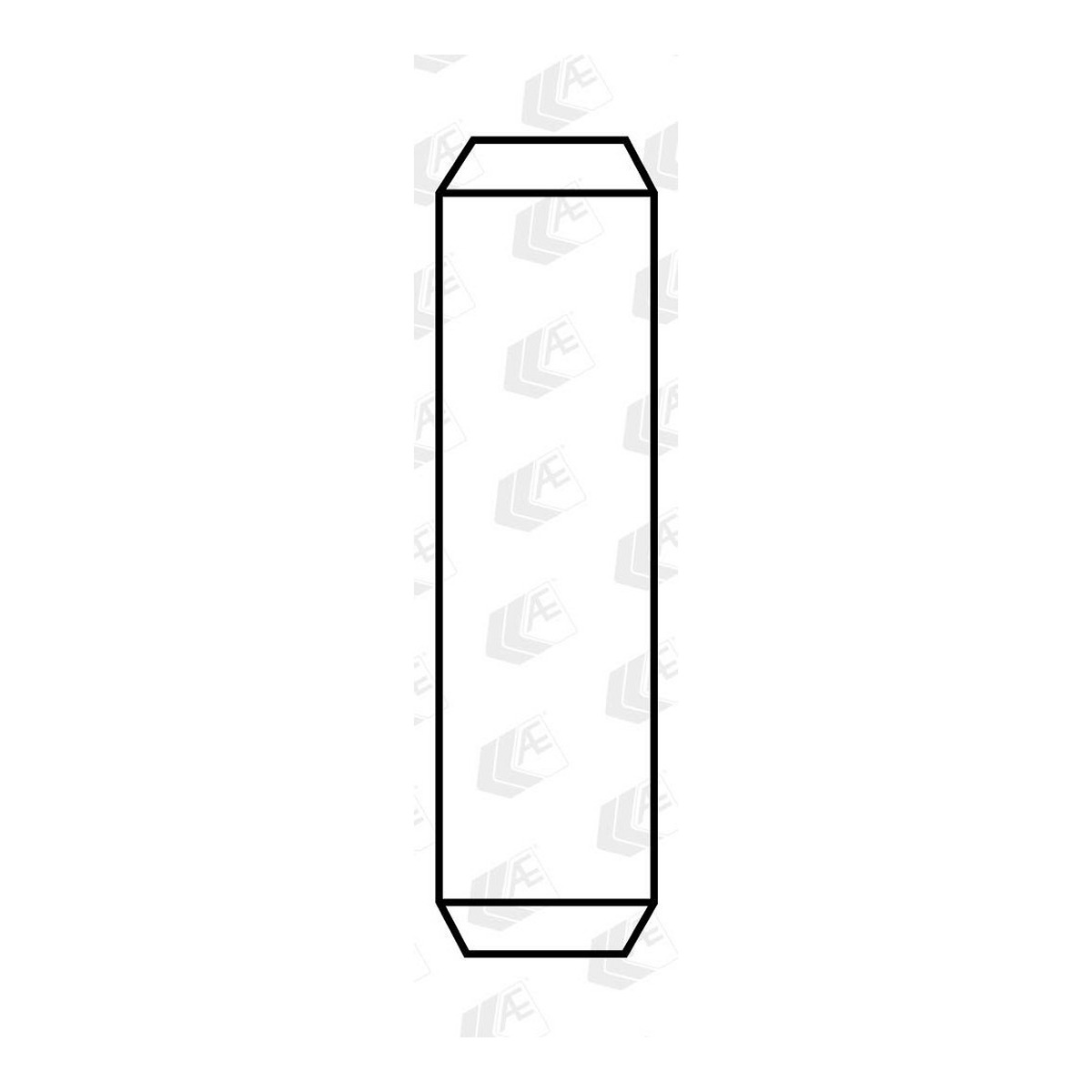 Направляюча клапана (., випускний) OPEL ASCONA C, ASTRA F, ASTRA G, KADETT D, KADETT E, KADETT E COMBO, VECTRA A 1.6D/1.7D 03.82-04.05